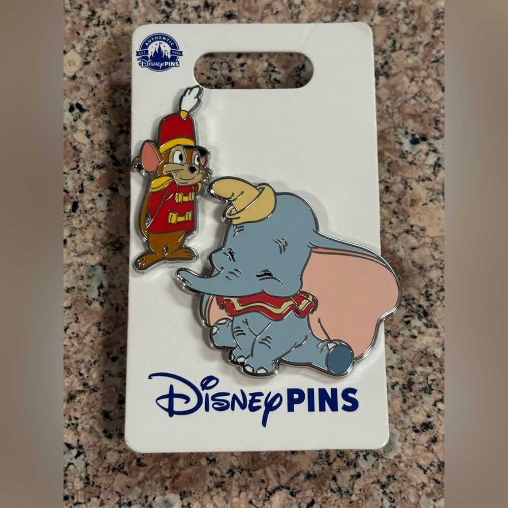 Disney Parks - DUMBO and TIMOTHY MOUSE - 2-Pin Set - NEW